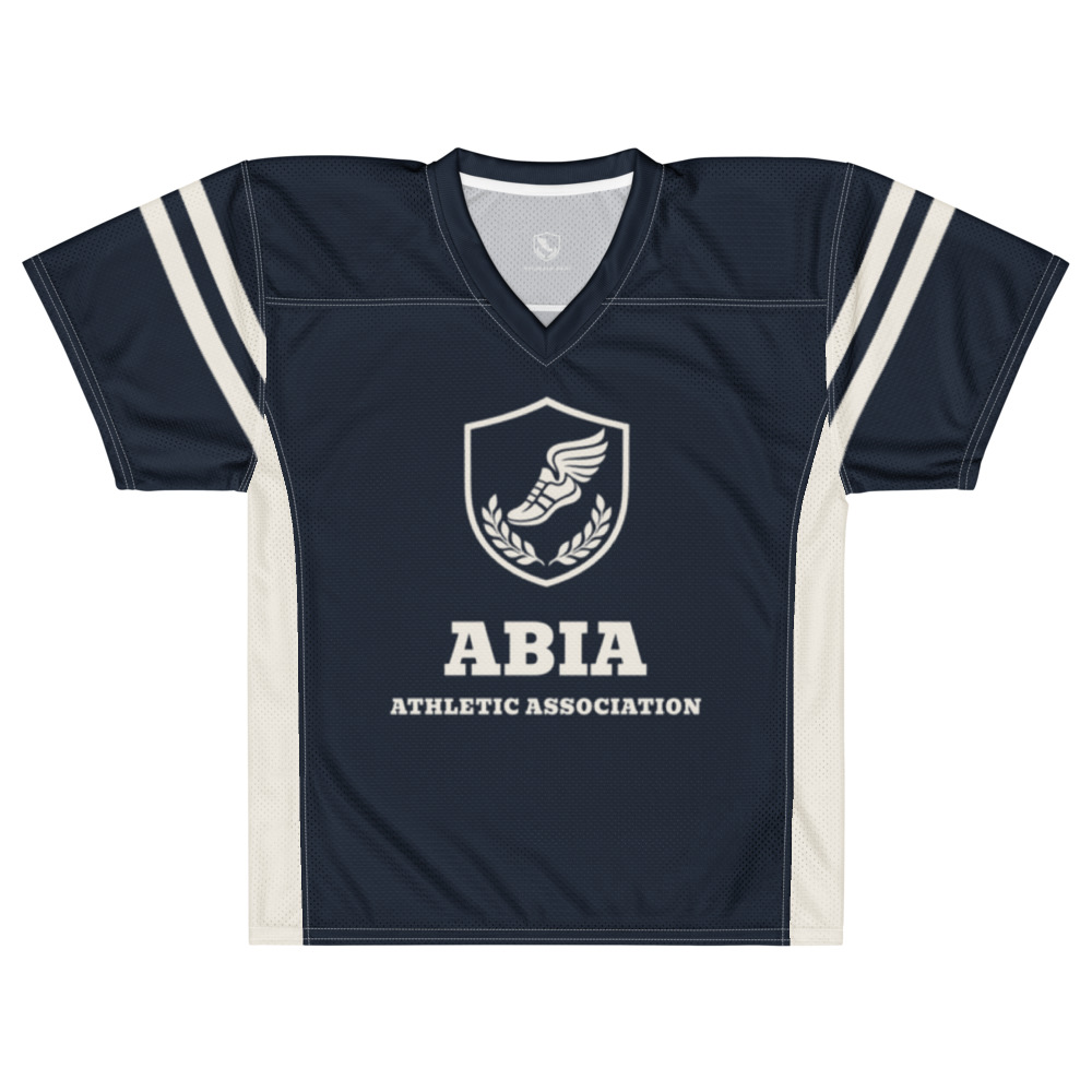 American Football Jersey, Abia Athletic Association in Navy / Cream