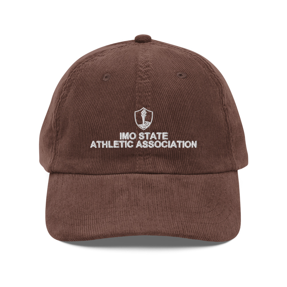 Corduroy Cap, Imo State Athletic Association in Brown